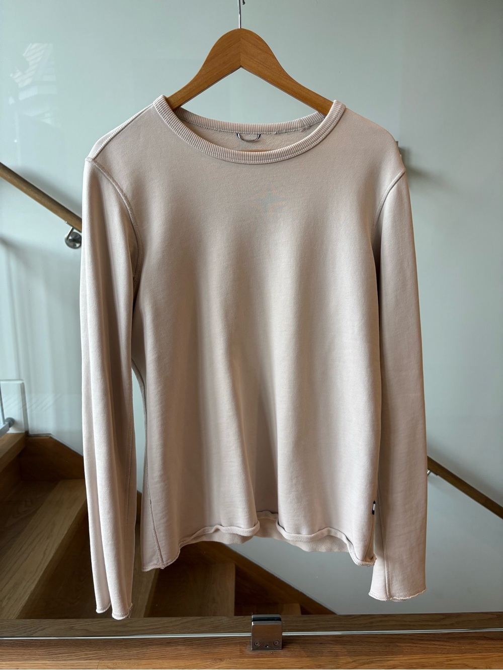 Kit and Ace - Light Beige Crewneck Long Sleeve Top